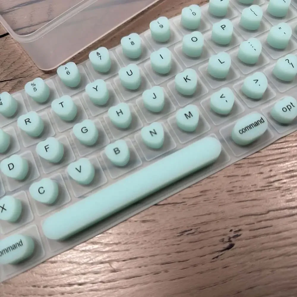 Silicone Keyboard Film Protective Cover Portable  for Long Nails